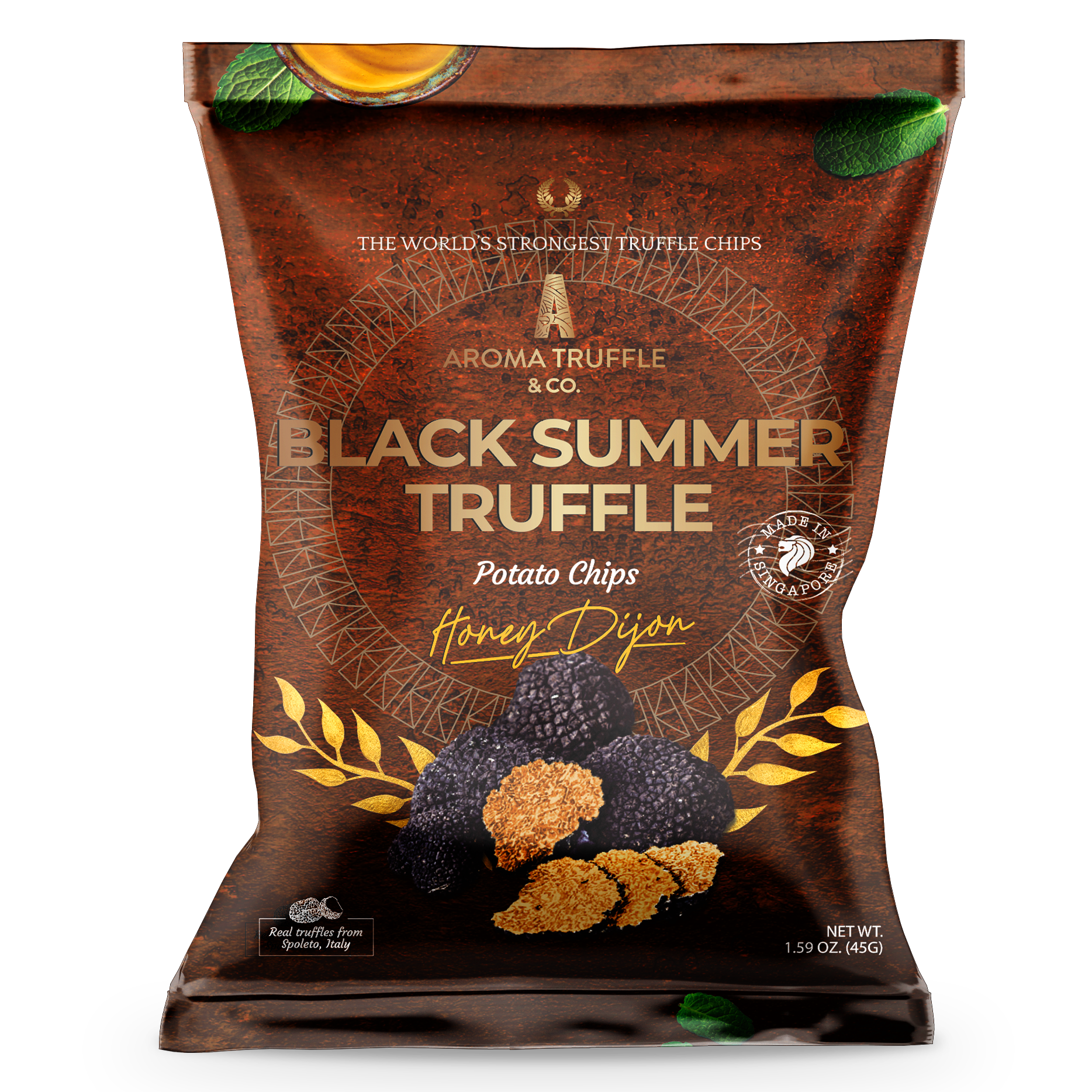 Black Summer Truffle Chips - Honey Dijon (45g)