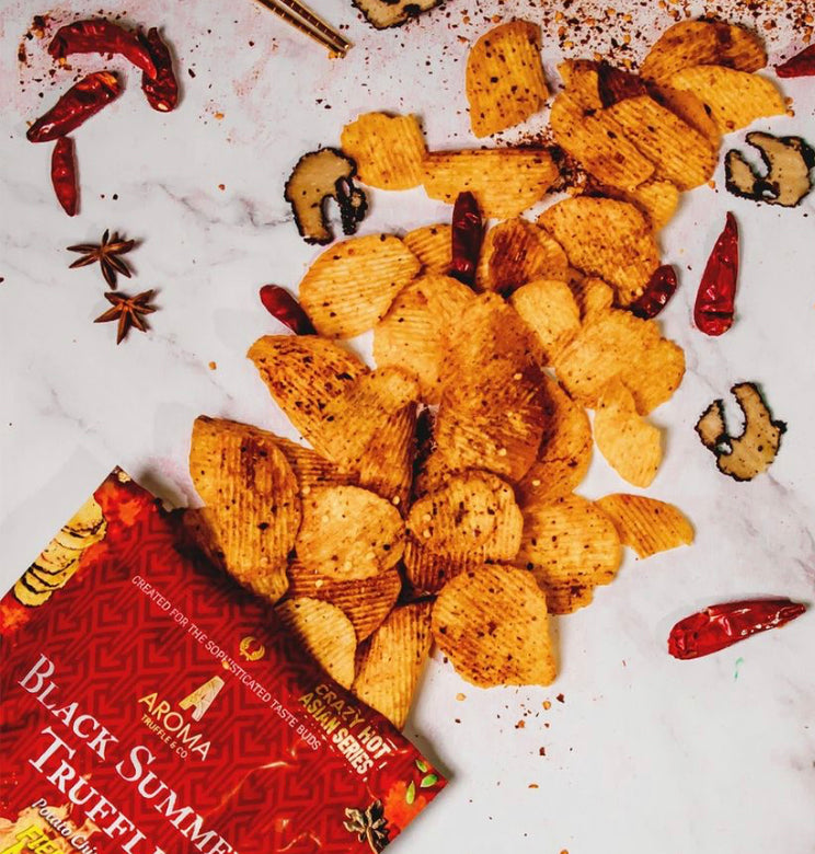 Black Summer Truffle Chips - Fiery Mala (45g)