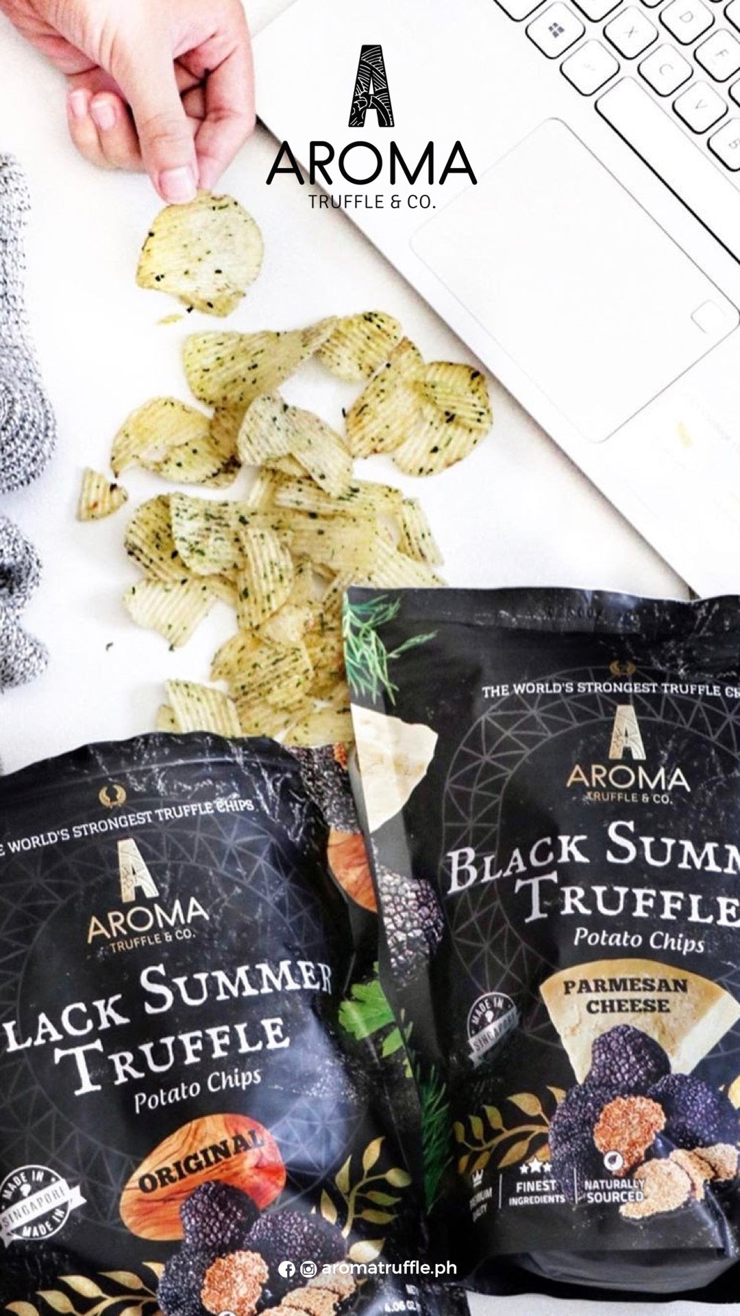 Black Summer Truffle Chips - Fiery Mala (45g)