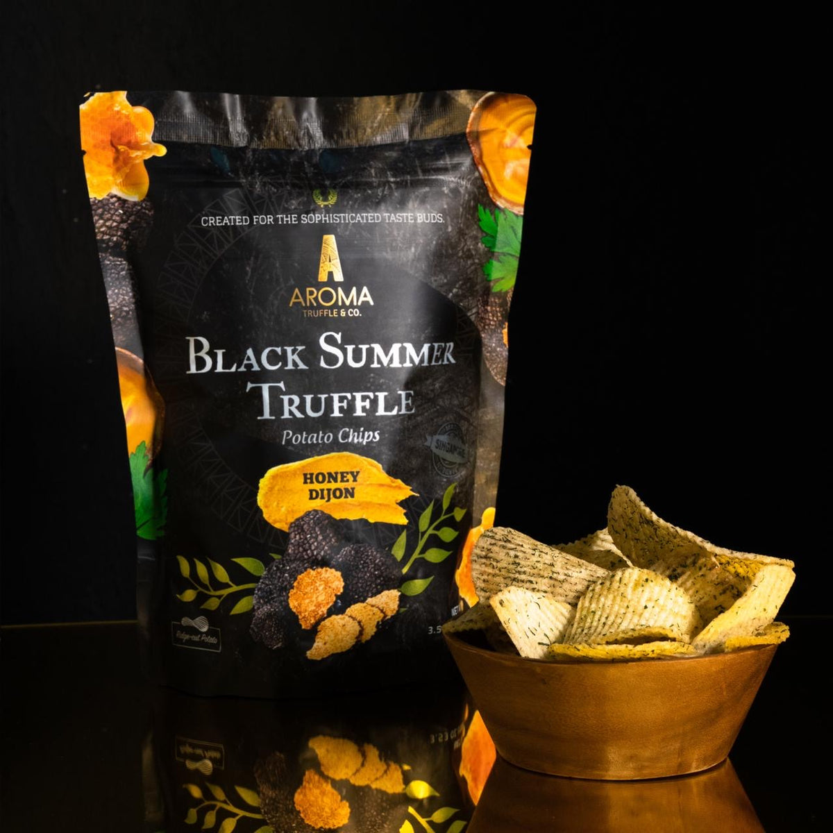 Black Summer Truffle Potato Chips (Honey Dijon) Aroma Truffle PH