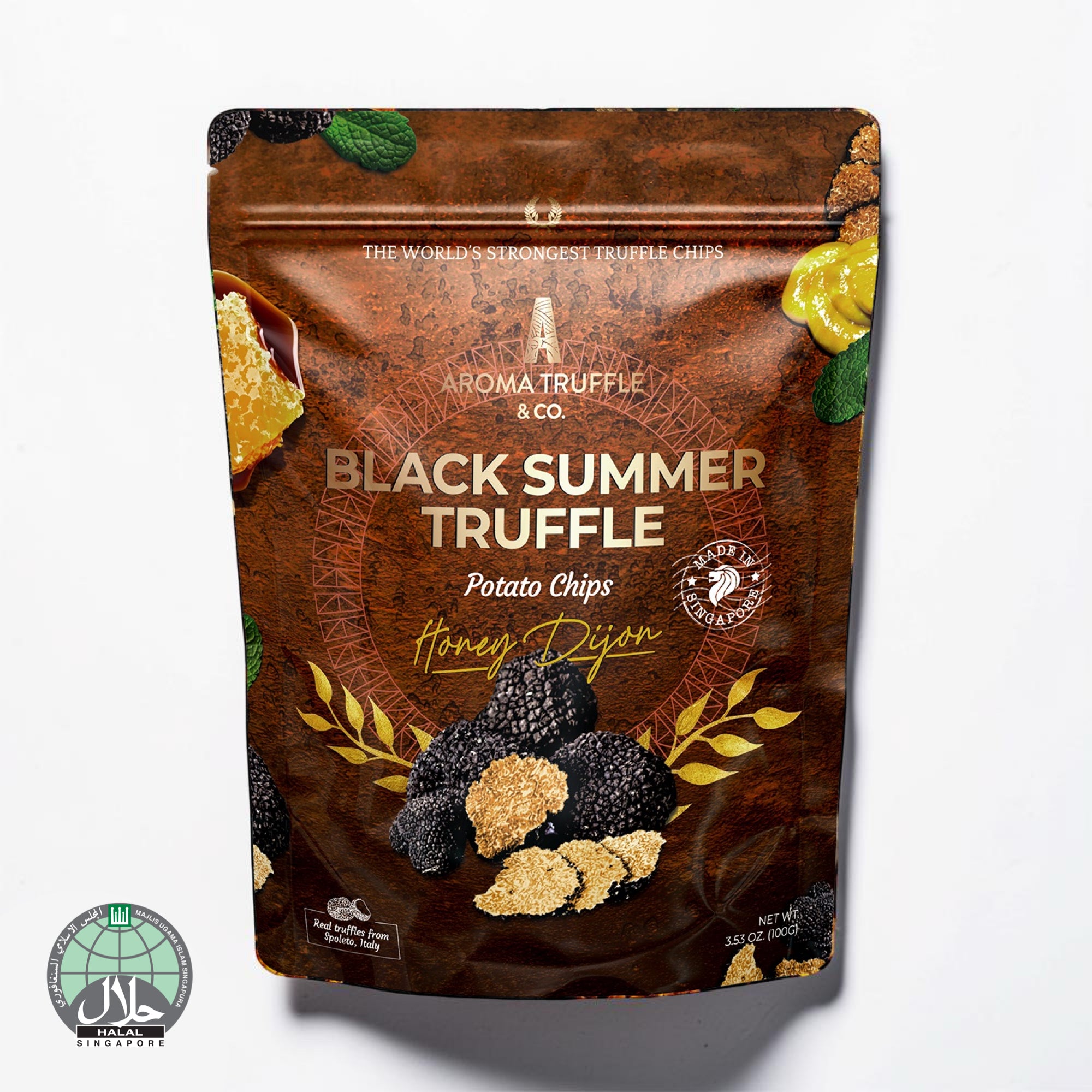 Black Summer Truffle Chips - Honey Dijon (100g)