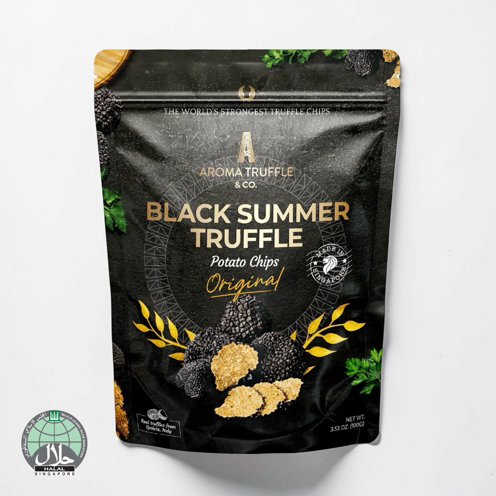 Black Summer Truffle Chips - Original (100g)