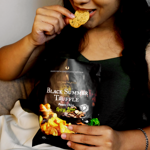 Pillow Pouch Black Summer Truffle Chips - Spicy Lime 45G