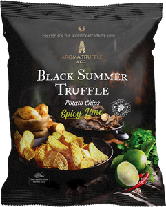 Pillow Pouch Black Summer Truffle Chips - Spicy Lime 45G