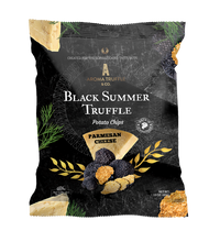 Load image into Gallery viewer, Pillow Pouch Black Summer Truffle Chips - Parmesan Cheese 45G
