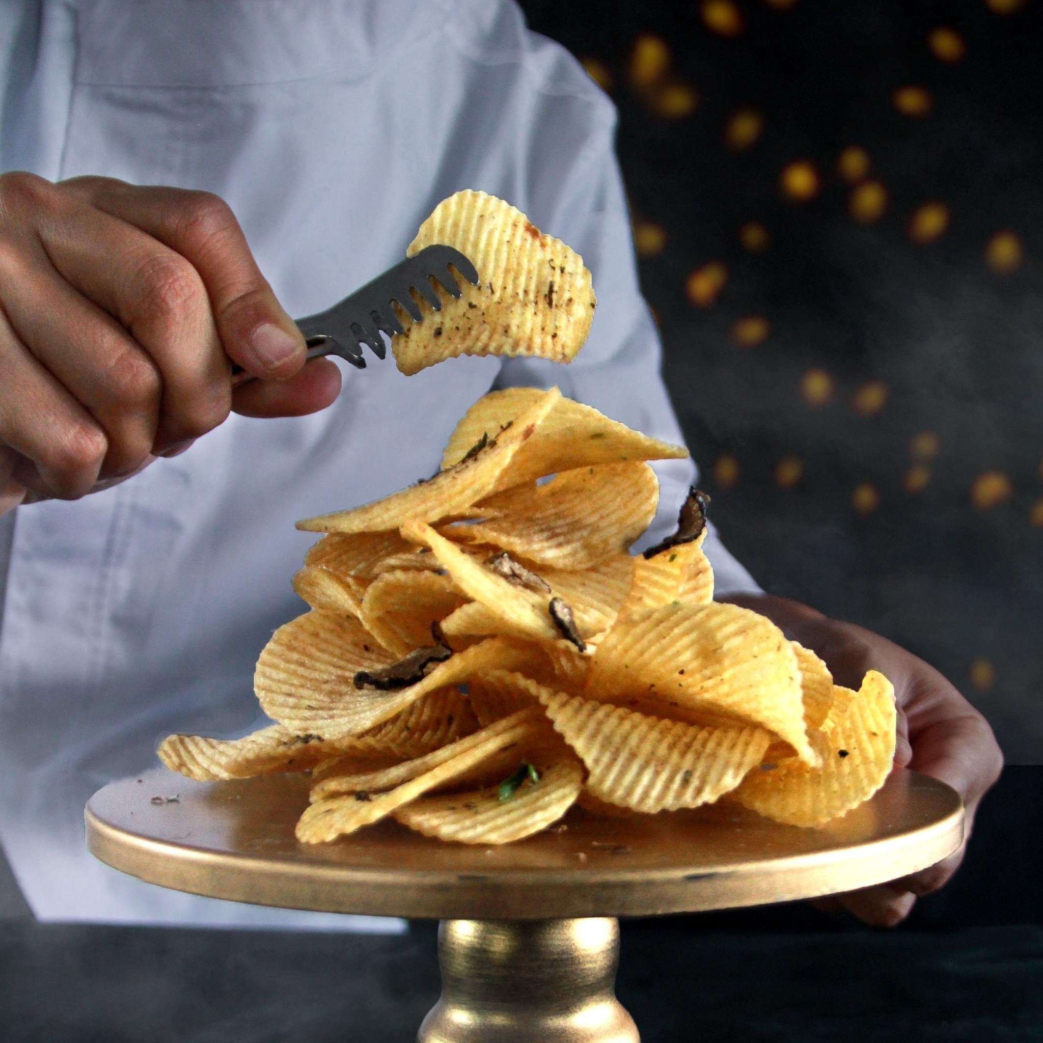 Black Summer Truffle Chips - Smoked Hickory (45g)