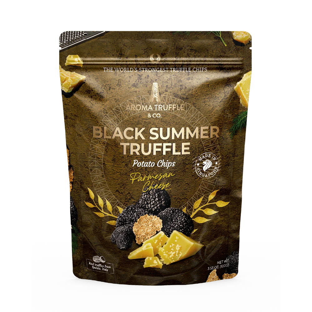 Black Summer Truffle Chips - Parmesan Cheese (100g)