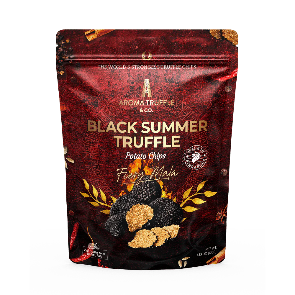 Black Summer Truffle Chips - Fiery Mala (100g)