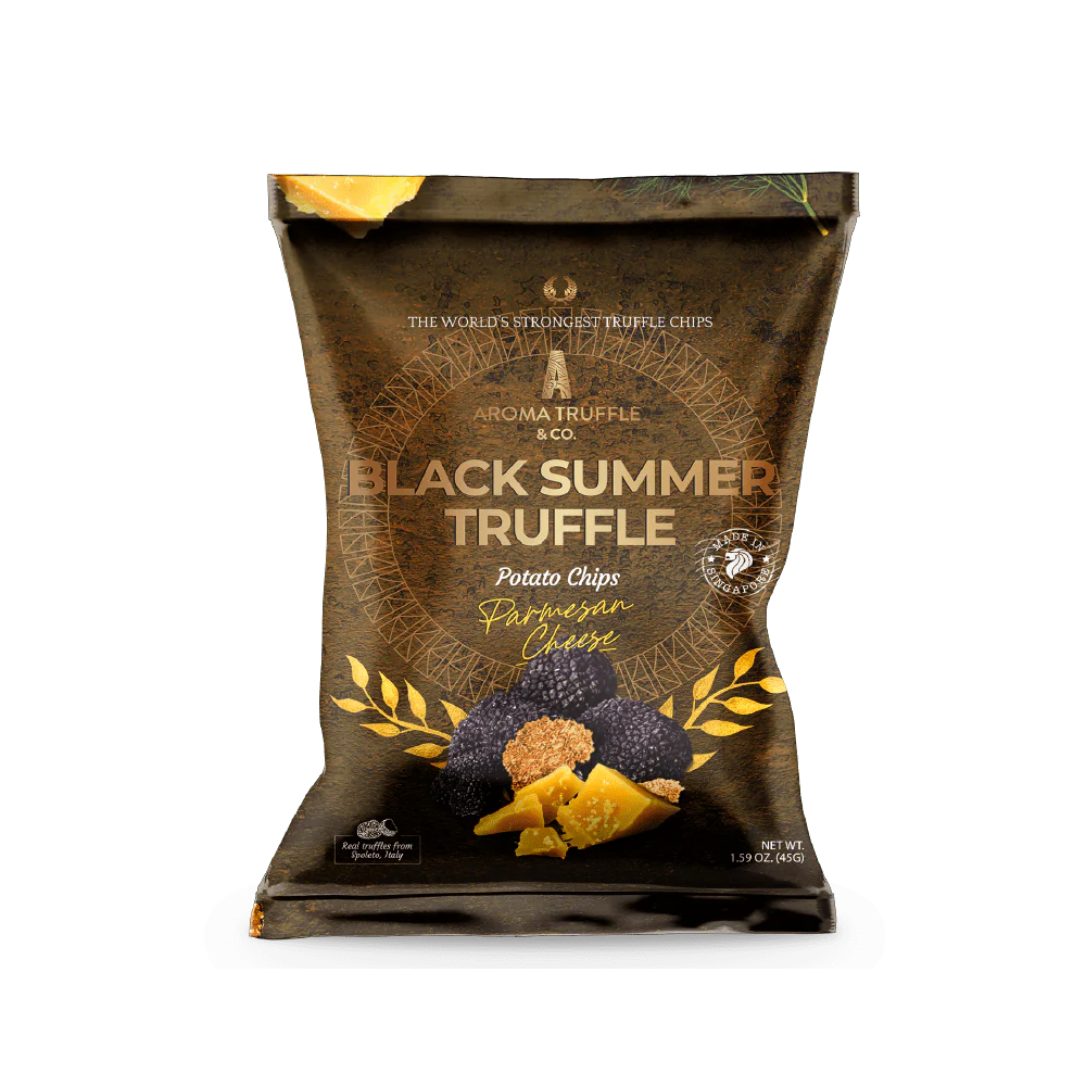 Black Summer Truffle Chips - Parmesan Cheese (45g)