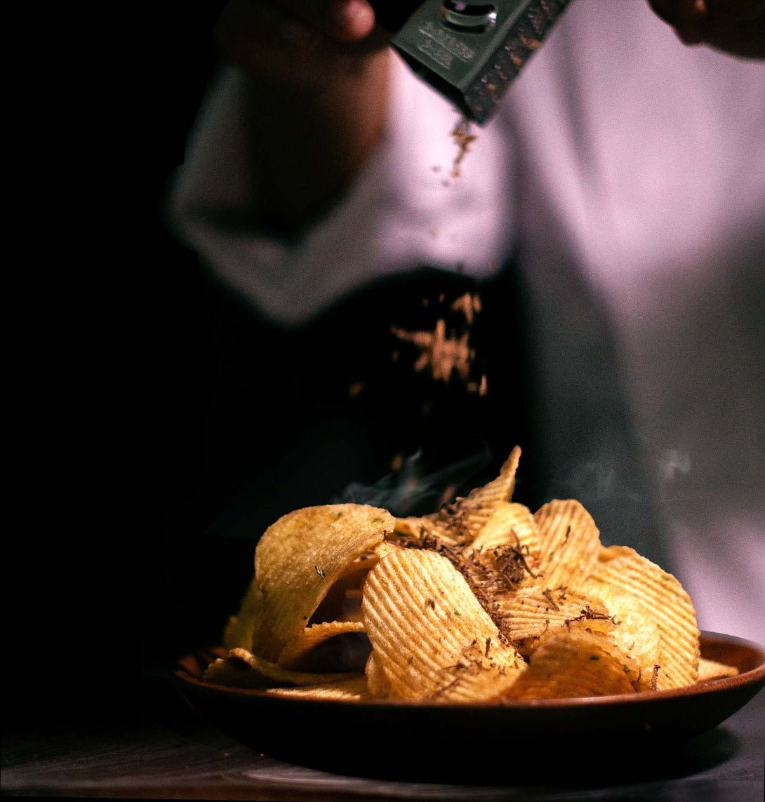 Black Summer Truffle Chips - Smoked Hickory (100g)