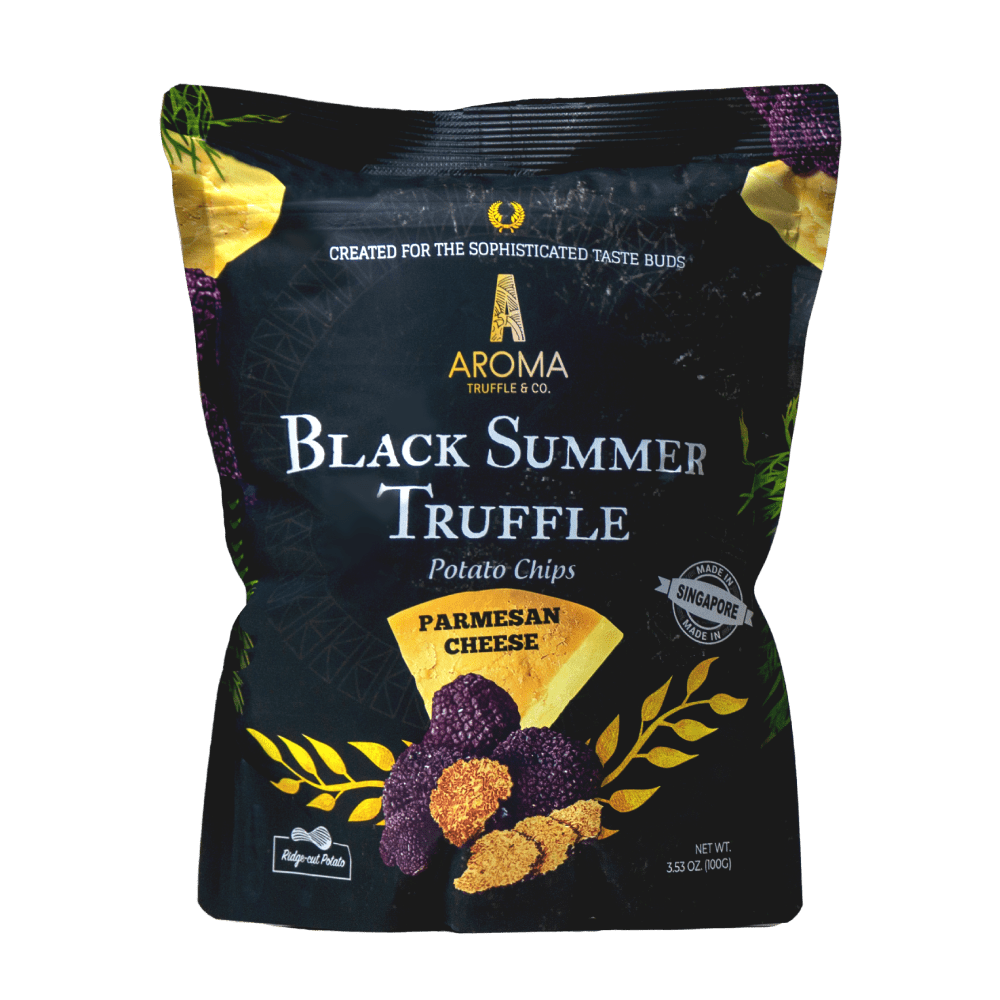 Black Summer Truffle Chips - Parmesan Cheese (100g)