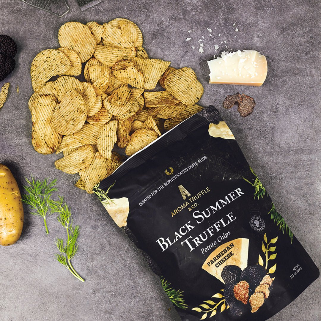 Black Summer Truffle Chips - Parmesan Cheese (100g)