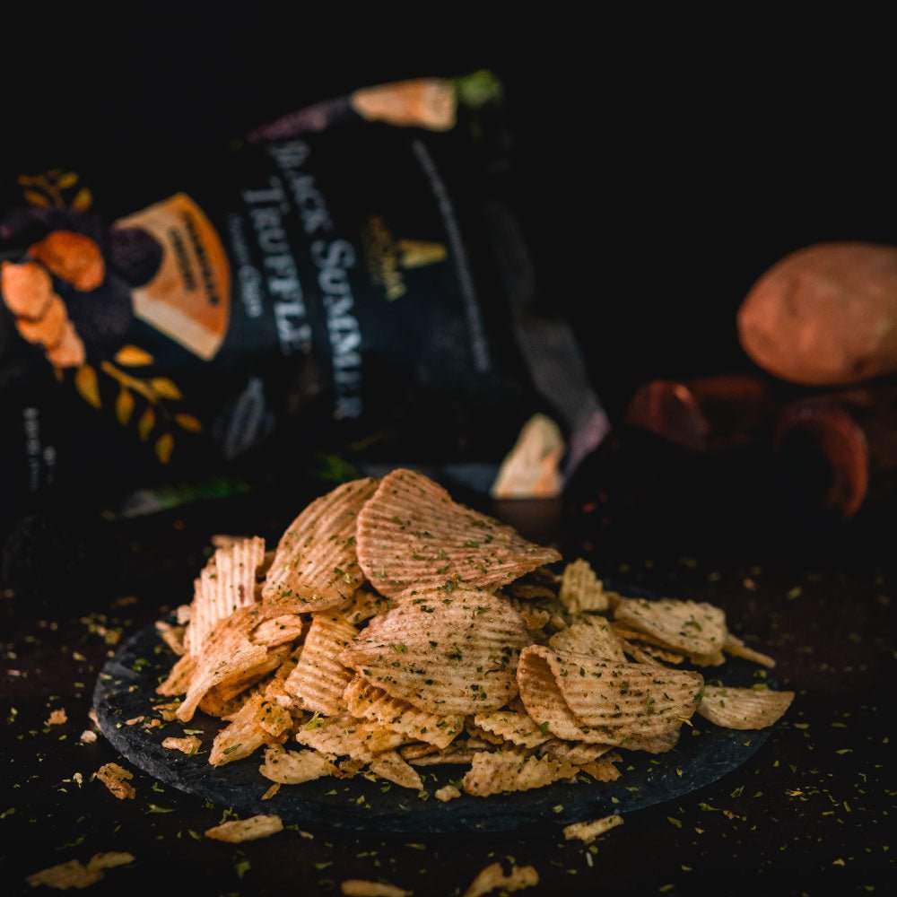 Black Summer Truffle Chips - Parmesan Cheese (100g)