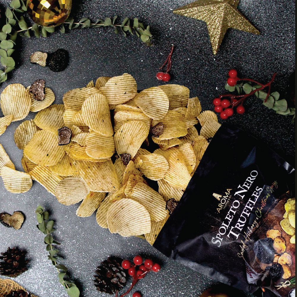 Black Summer Truffle Chips - Smoked Hickory (100g)