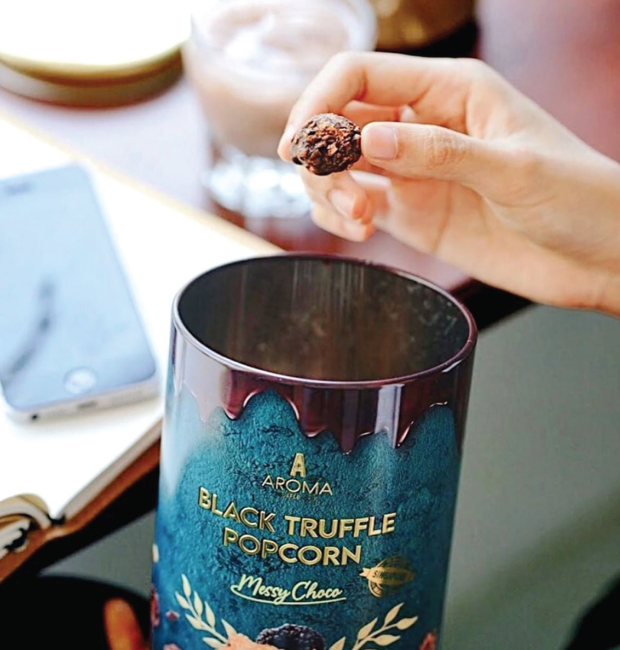 Black Truffle Popcorn - Messy Choco (115g)