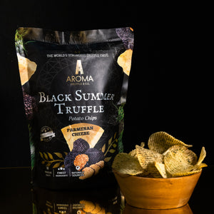 Black Summer Truffle Potato Chips (Parmesan Cheese)