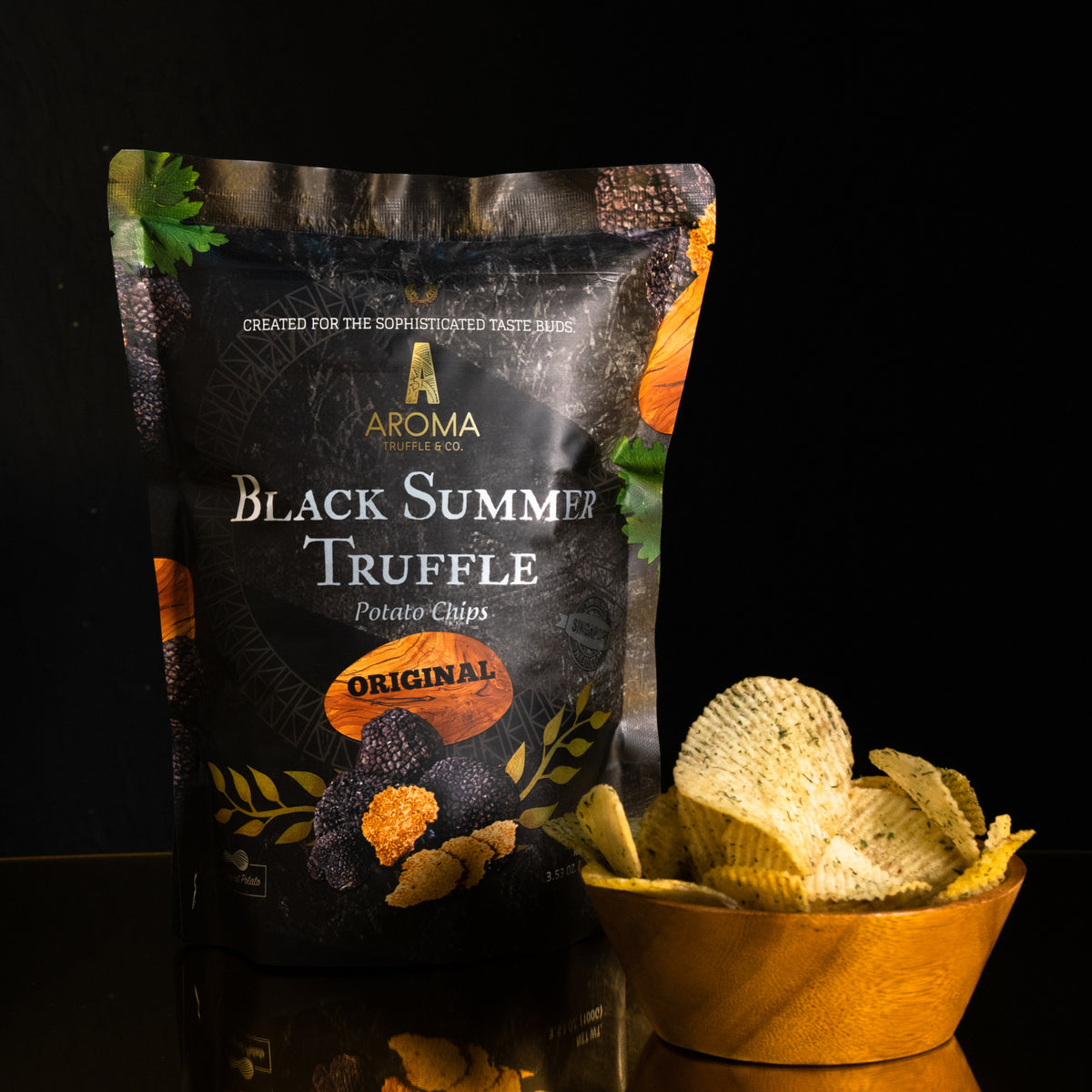 Black Summer Truffle Potato Chips (Original) Aroma Truffle PH