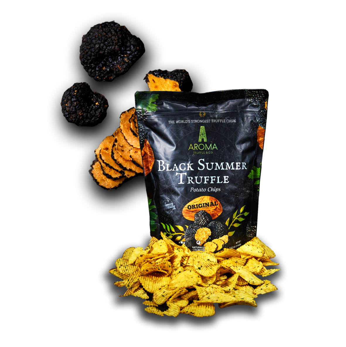Black Summer Truffle Potato Chips (Original) Aroma Truffle PH